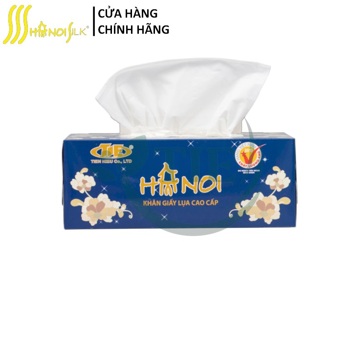 [HÀNG CHÍNH HÃNG] Hộp Giấy Tissue Hà Nội Silk 3 lớp 150 tờ (TẶNG 20% giấy)