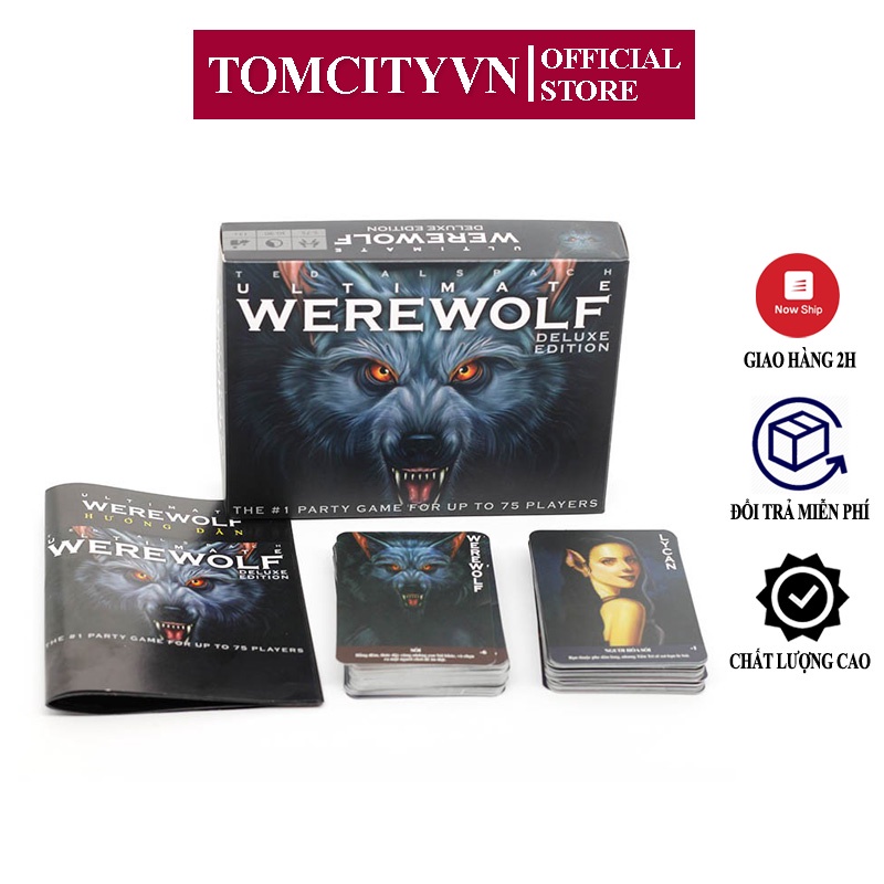 Bộ bài ma sói ultimate việt hóa, ma sói werewolf 78 lá bài tiếng việt