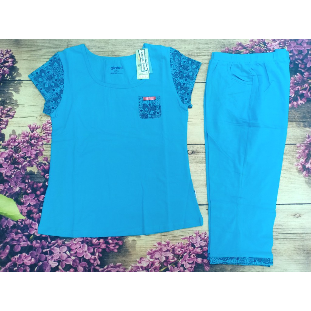 Bộ Mặc Nhà Gia Hồi Quần Lửng XXL