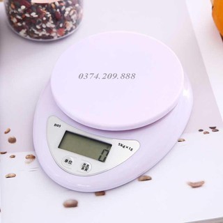 Cân điện tử mini nhà bếp 5kg.Đồ Nội Thất [ Can Dien Tu]