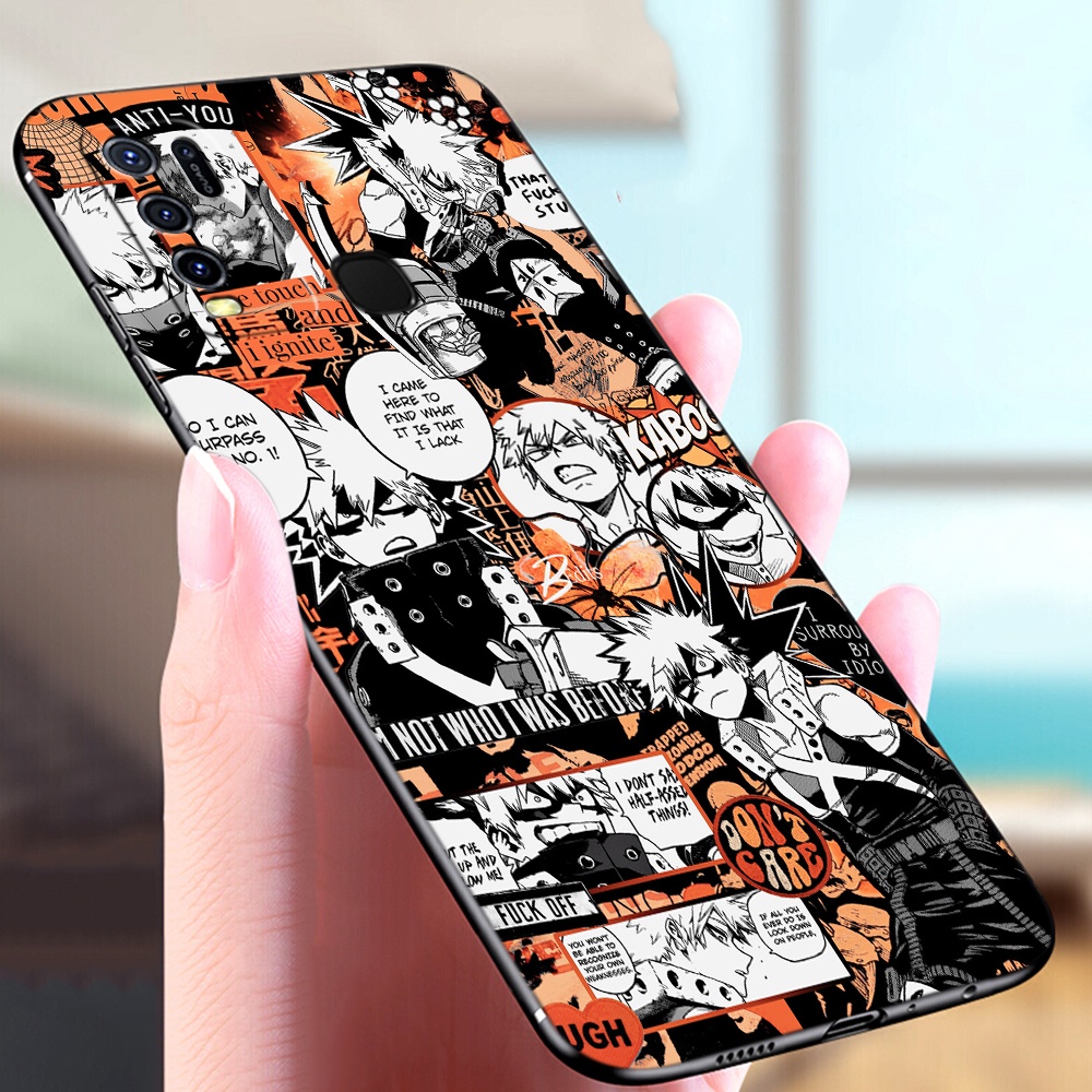 Vivo Ốp Điện Thoại tpu Silicon Mềm Họa Tiết anime bakugou Akatsuki Dành Cho Vivoy12S y33s y32 y21 y15a y15s 4g y76 5g gs5