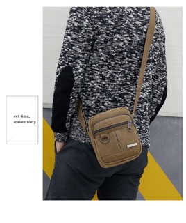 Túi đeo chéo nhỏ vải canvas