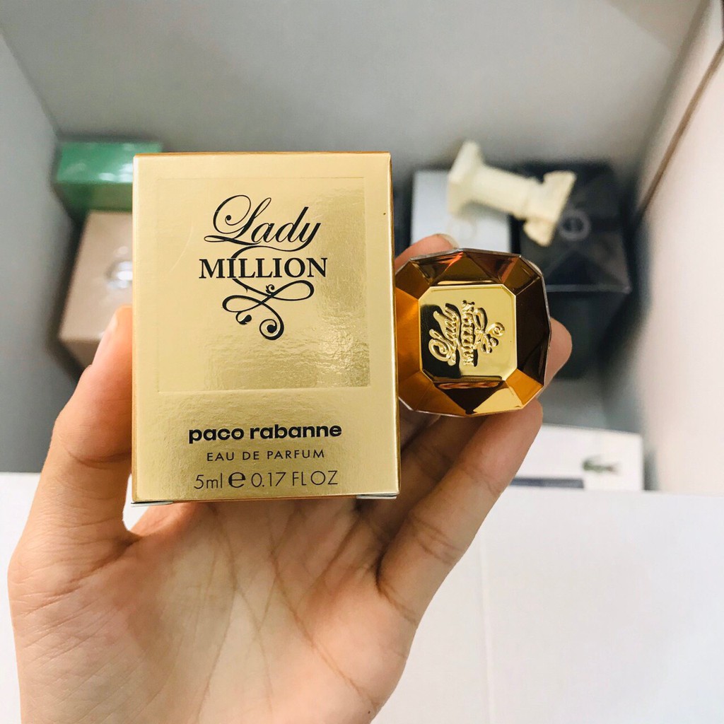 Nước hoa mini Nữ PACO RABANNE Lady Million 5ml