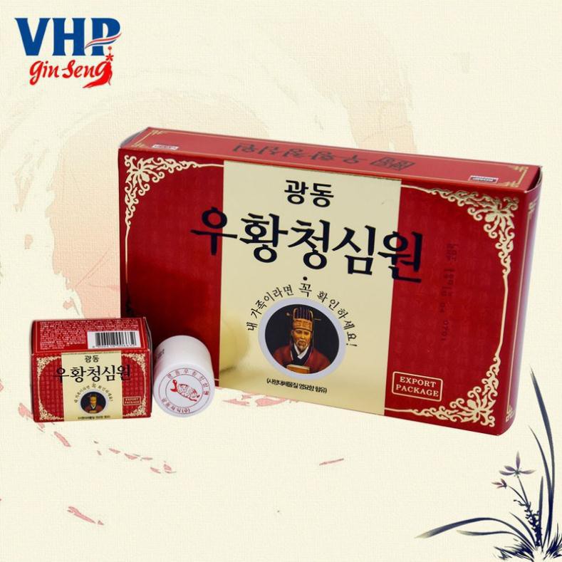 An Cung Ngưu Hoàng Vũ Hoàng Thanh Tâm Hàn Quốc, Hộp 10 Viên