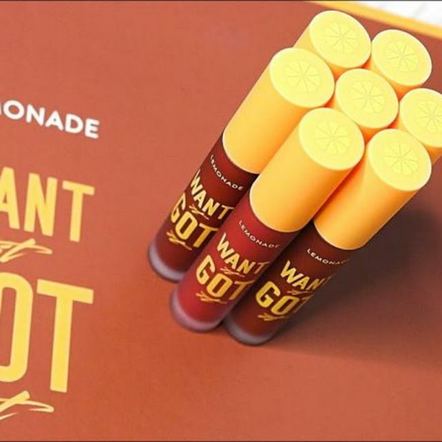 [Xả Lỗ]Son Kem Lì Nhẹ Môi Lemonade Want It Got It Lip cream 5g