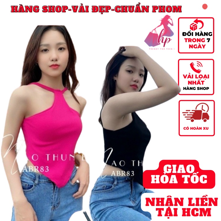 Áo yếm nữ ôm body chất thun cotton xịn kiểu dáng hàn quốc tôn dáng cực sexy - mã A156