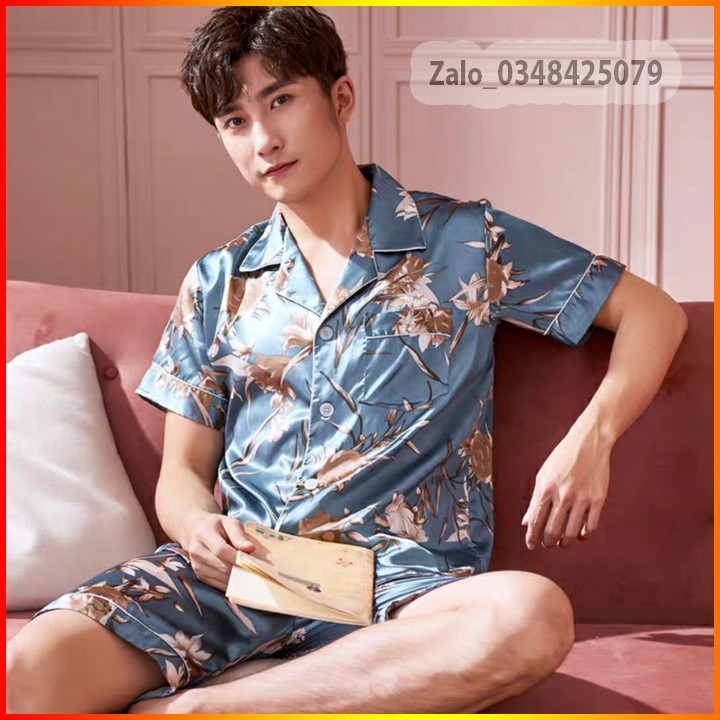 Bộ ngủ lụa 🌈FREESHIP🌈 GIẢM 10k nhập mã {AONAM15K}