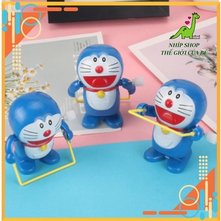 Đồ Chơi Doraemon Nhảy Dây Vặn Cót Mini Bằng Nhựa