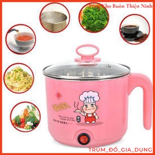 Ca nấu mì siêu tốc đa năng size 18cm , ca nấu mì lẩu siêu tốc