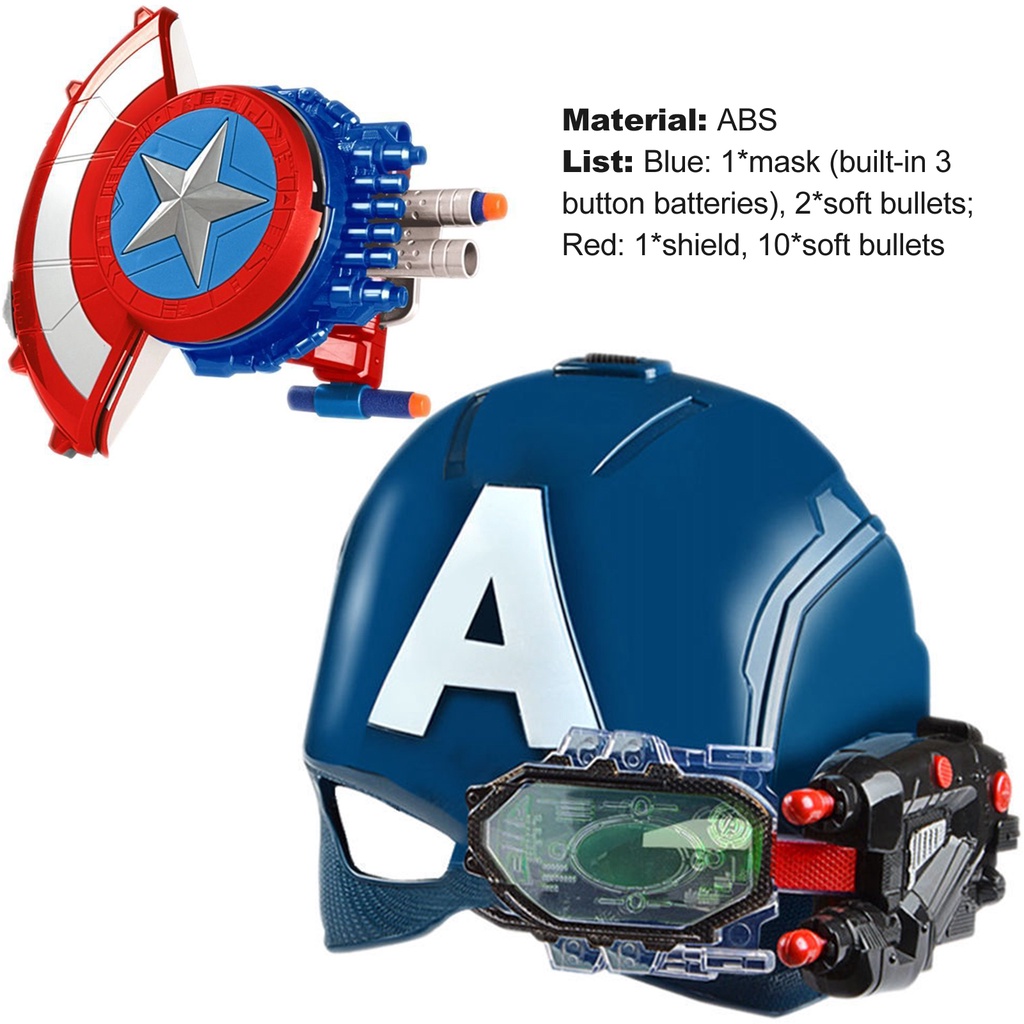 Đồ chơi tấm khiên Captain Marvel thay đổi chế độ sáng cho trẻ em | BigBuy360 - bigbuy360.vn