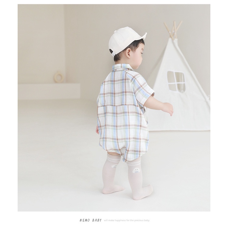 Tất/vớ lưới cổ cao chống muỗi hình thú phong cách hoạt hình unisex cho bé trai và gái chính hãng Nemo Baby