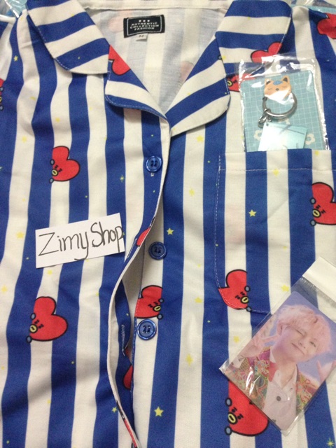 [BTS] ẢNH THẬT + VIDEO BỘ NGỦ PIJAMA BTS BT21 | BigBuy360 - bigbuy360.vn