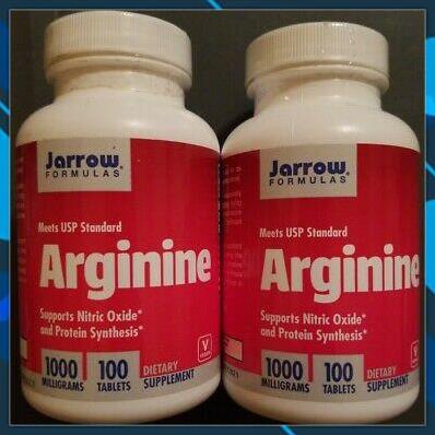 Viên uống Jarrow Arginine 1000mg  của Mỹ  hỗ trợ tăng cường thải độc gan hộp 100 viên