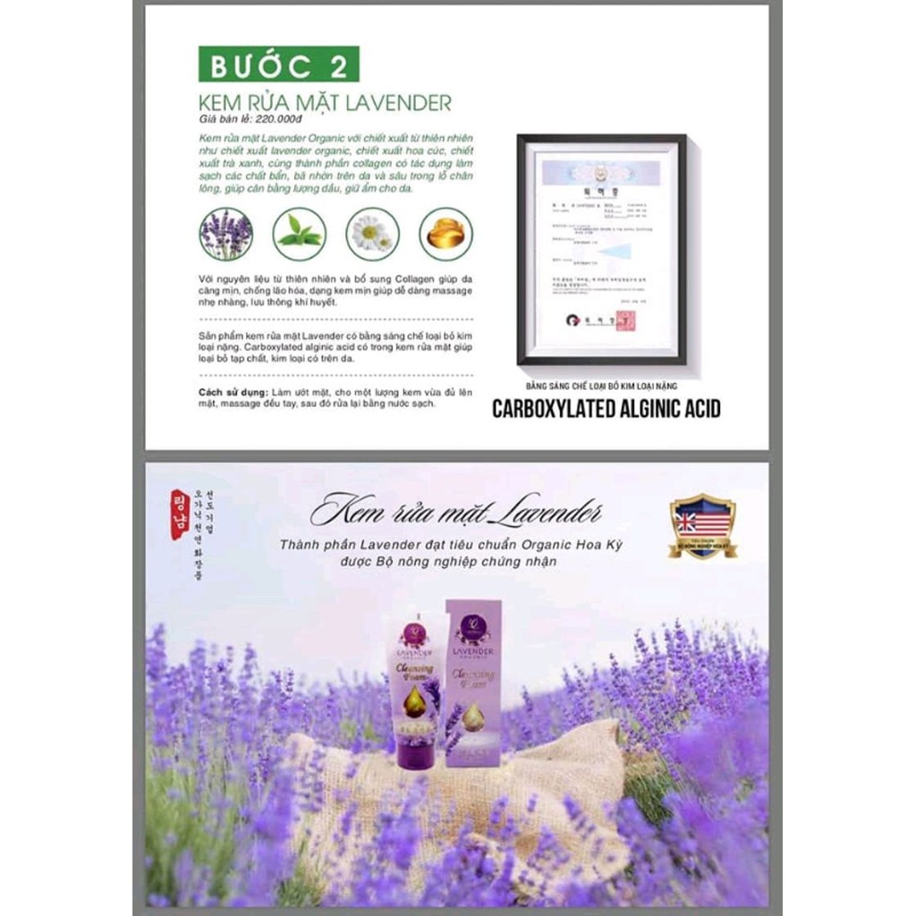 Kem rửa mặt Lavender Organic | BigBuy360 - bigbuy360.vn