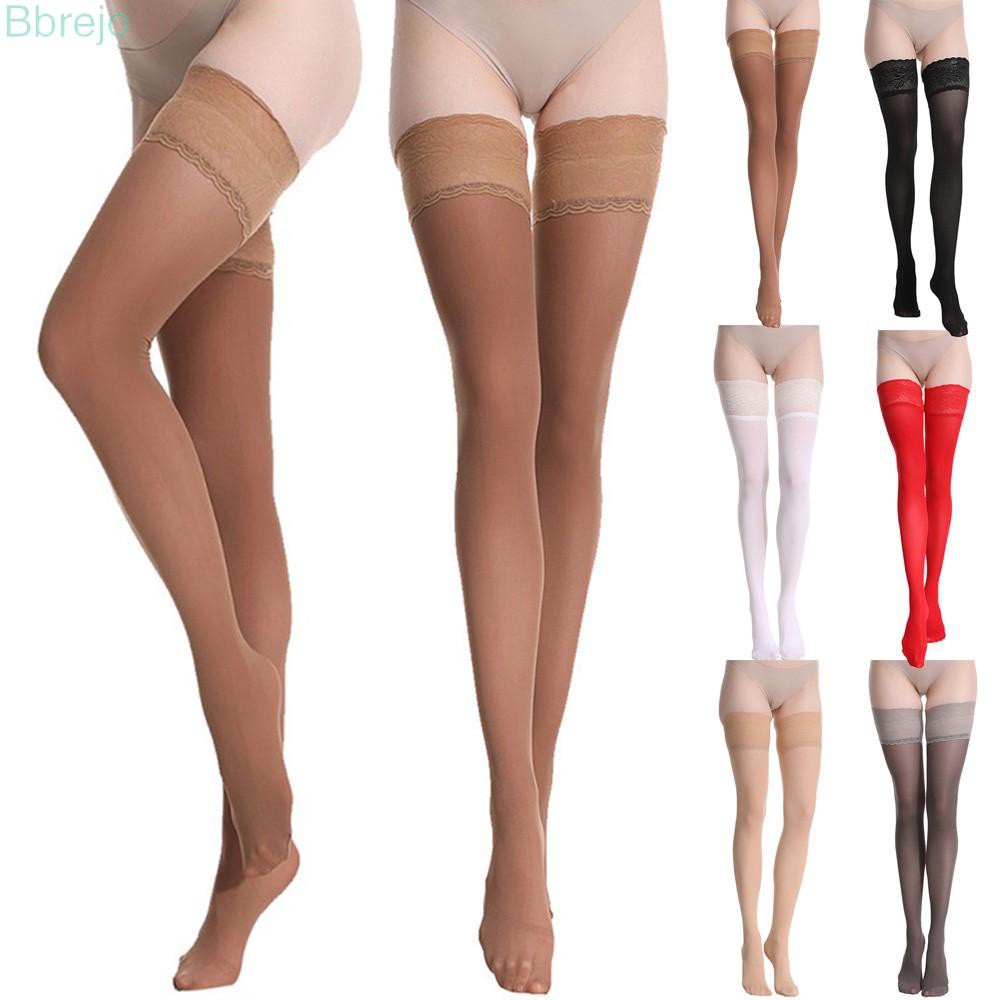 Stockings Coffee Gray Hosiery Lace Pantyhose Red Sheer Thigh High Tight White