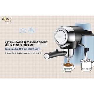 [CHÍNH HÃNG] Máy Pha Cà Phê Bear Tự Động Pha Cafe, Pha Espresso Phong Cách Ý CF-B02V1