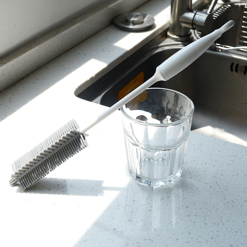 Cọ Silicon Vệ Sinh Ly Cốc Cán Dài Tiện Dụng