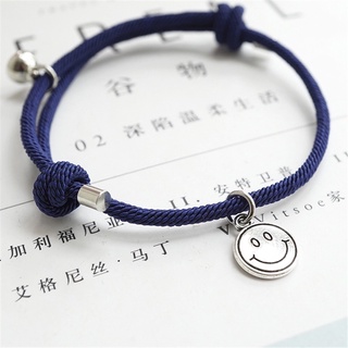 Vòng tay đôi nam châm, charm hình mặt cười