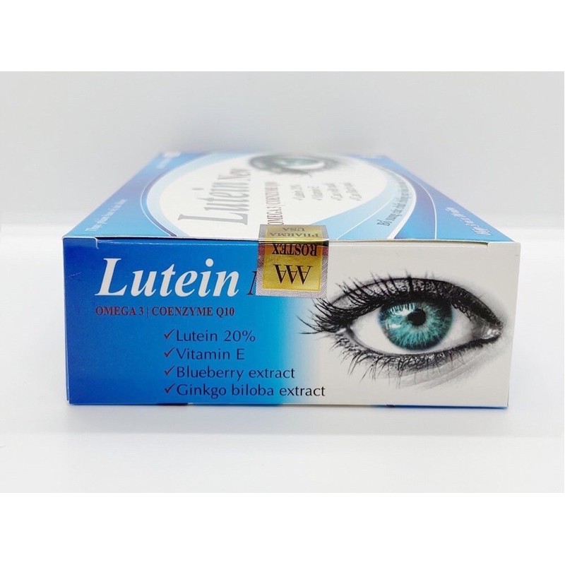 Viên uống sáng mắt Lutein New Omega 3 giảm khô mắt, mờ mắt, mỏi mắt - Hộp 30 viên