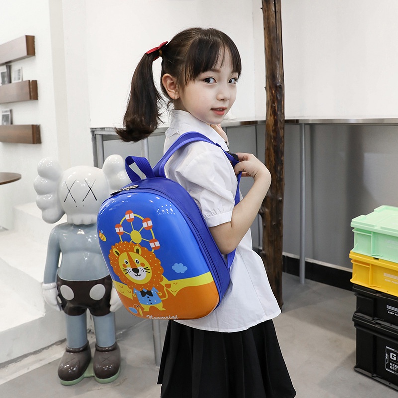 Balo trứng cho bé đi học mầm non/ Balo siêu nhẹ cho bé hình ngựa Pony, sư tử, cá sấu