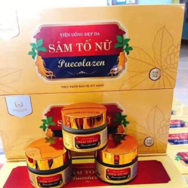 Set sâm tố nữ puecolazen chính hãng
