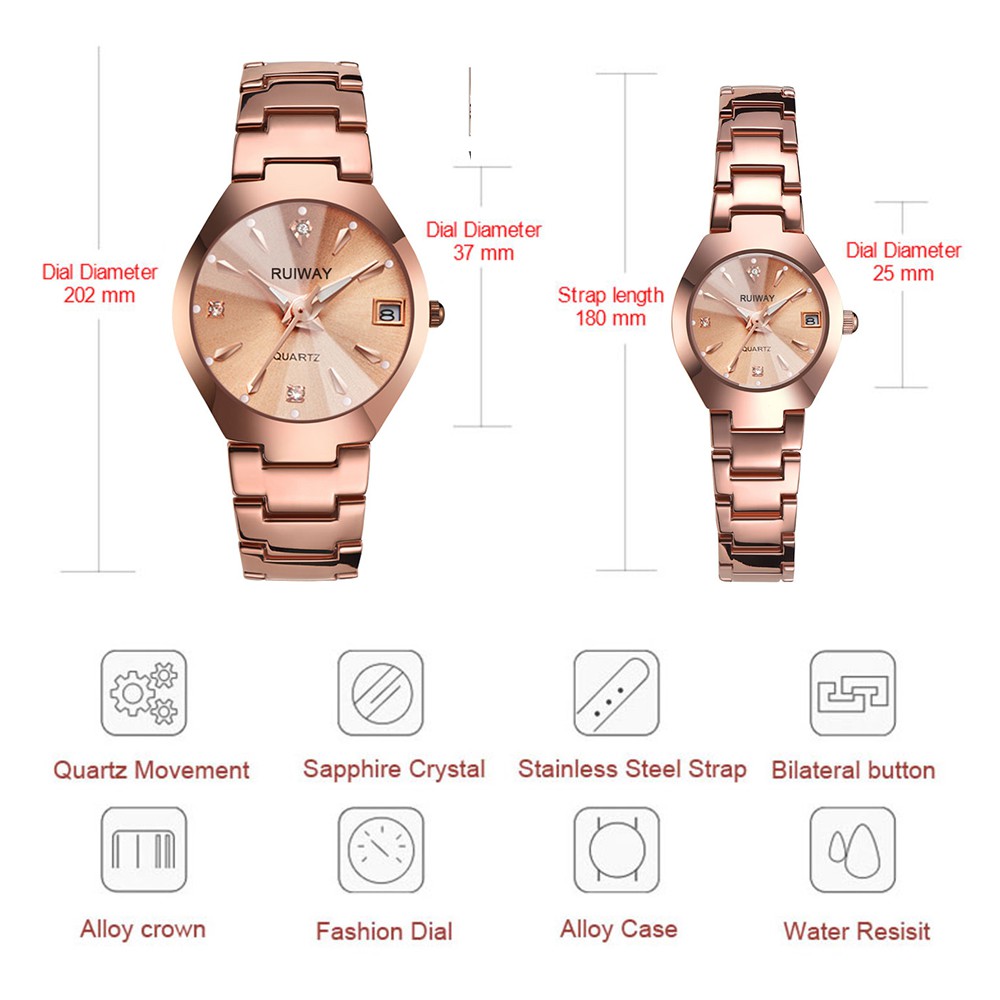 YASHIDUN stainless steel strap Elegant design Couple watch Women's watch Quality watch | BigBuy360 - bigbuy360.vn