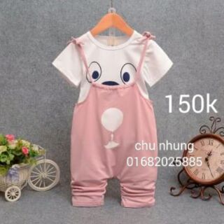 Bộ yếm cho bé gái