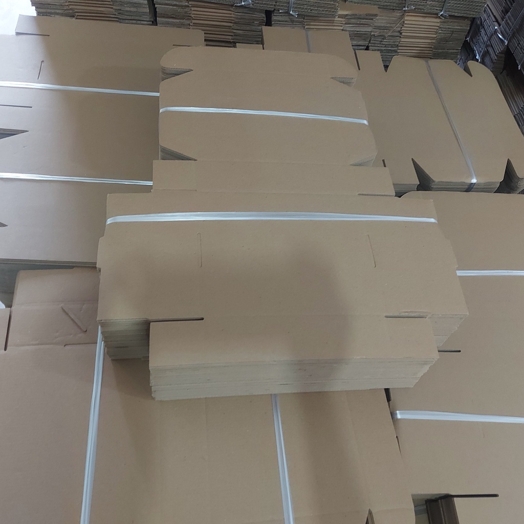 Hộp Carton Nắp Gài 25x20x6 Thùng Giấy Nắp Cài Đóng Hàng Quần Áo, Quà Tặng Handmade - Hộp Carton HT