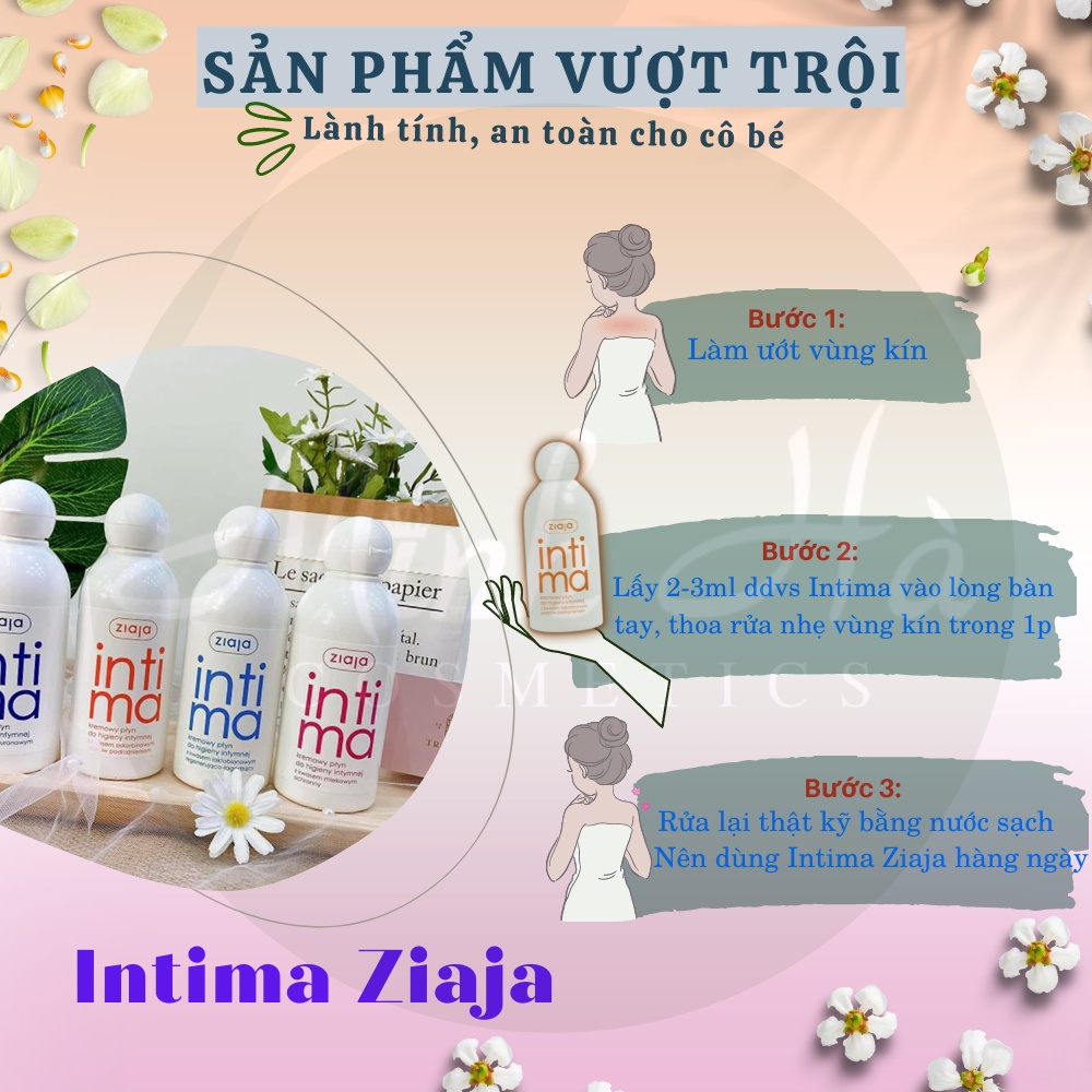 Dung dịch vệ sinh Intima Ziaja 200ml xuất xứ Ba Lan