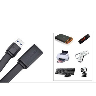 Dây nối dài cổng USB 3.0 2m dẹt UGREEN 10808