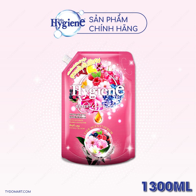 [Sale Shop Mới] Nước xả vải Hygiene Thái Lan đậm đặc lưu hương lâu hơn (Túi) 1300ml