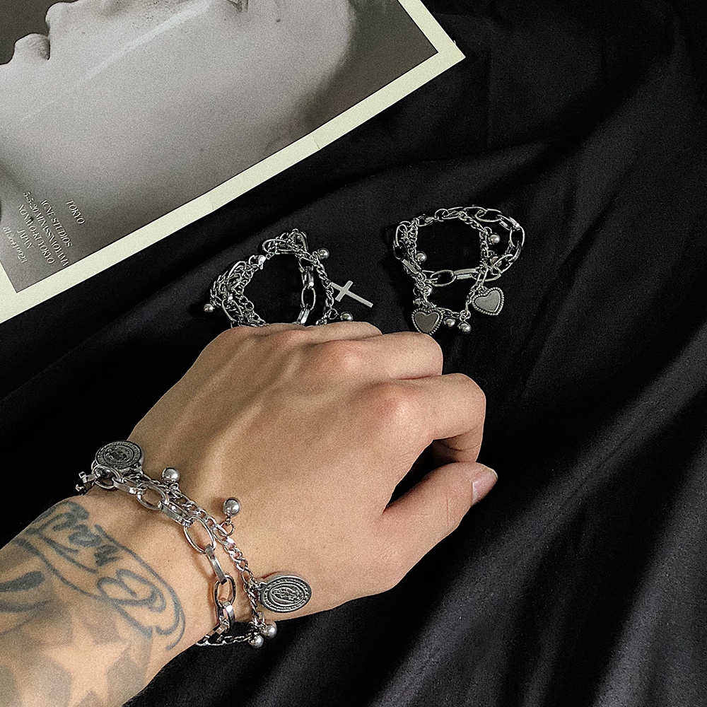 Vòng Tay Hợp Kim Mặt Hình Thánh Giá 13041