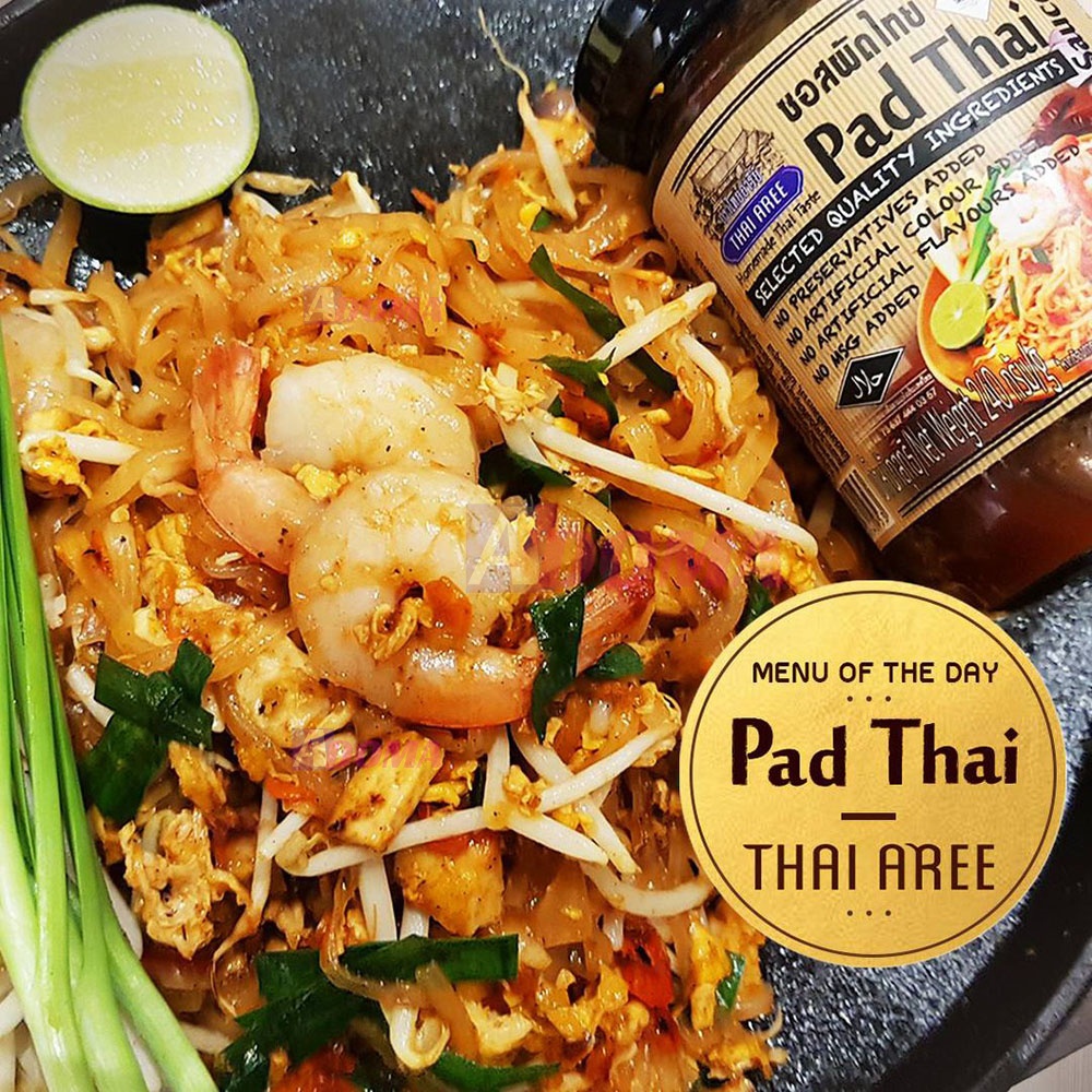 Sốt gia vị hủ tiếu xào Thái Padthai ADOMA đậm đặc 240g Thai Aree - Sốt gia vị hoàn chỉnh