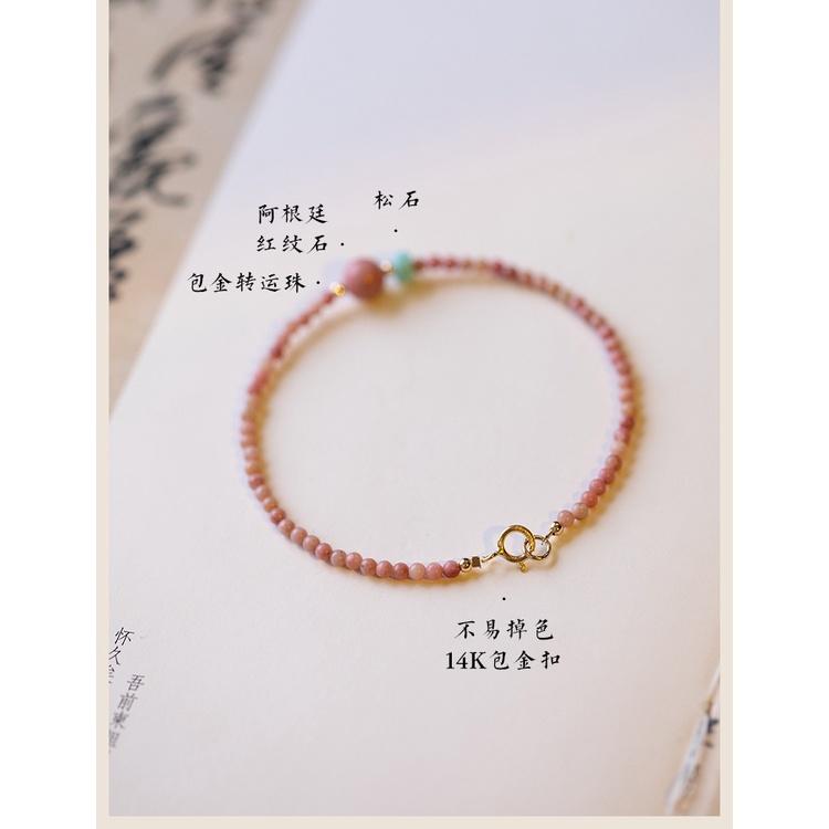 [Hàng Mới Về] Vòng Tay Chuỗi Hạt Hình Thoi Thanh Lịch Cho Nữ