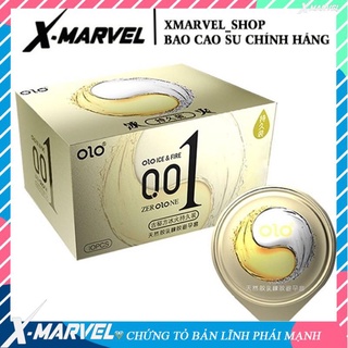 Bao cao su olo 0.01 vàng lửa băng, nhiều gel bôi trơn - ảnh sản phẩm 2