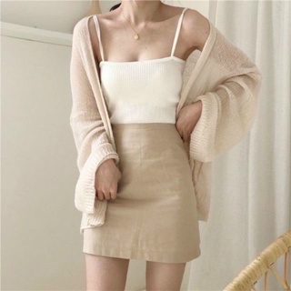 Áo Cadigan len mỏng phong cách cực dễ phối đồ