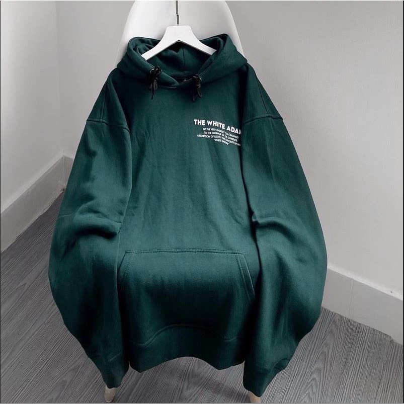 Áo Hoodie nỉ in chữ THE WHITE ADAMS