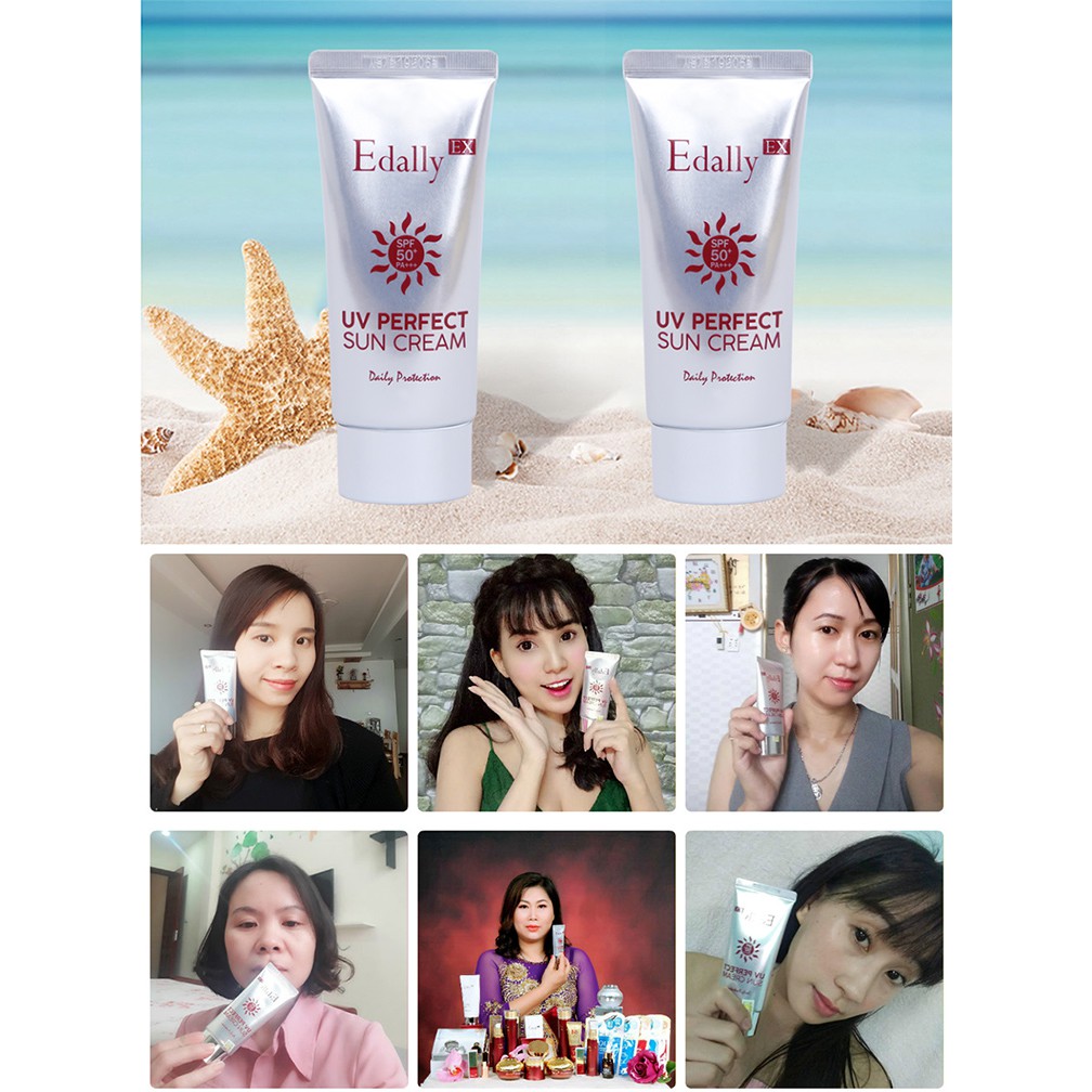 Kem Chống Nắng, Kem Chống Nắng Ngừa Nám, Kem Chống Nắng Edally Ex  SPF 50 PA+++