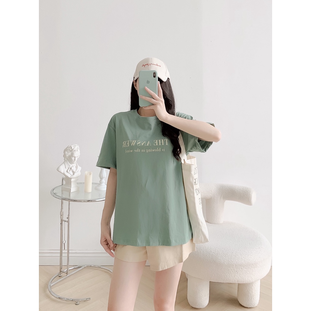 Áo phông THE ANSWER LYRA kiểu dáng basic trẻ trung - VSYAP0237