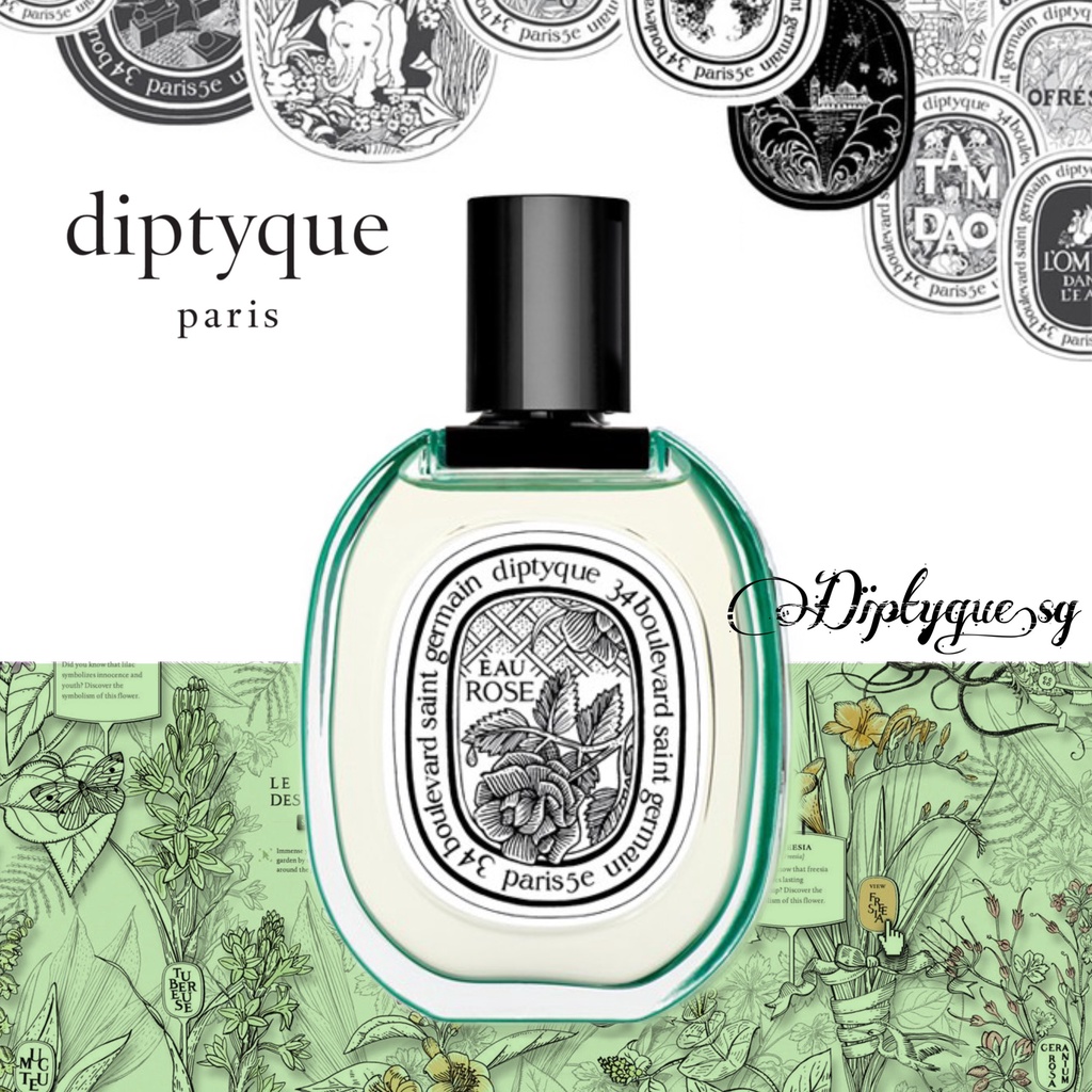 ⚜️ Nước Hoa Diptyque Eau Rose Edp Liminted Edition Test 5Ml/10Ml/20Ml