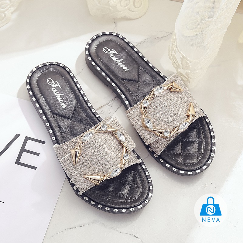 [SIZE NHỎ] Dép nữ Thời Trang Lấp Lánh NEVA3008