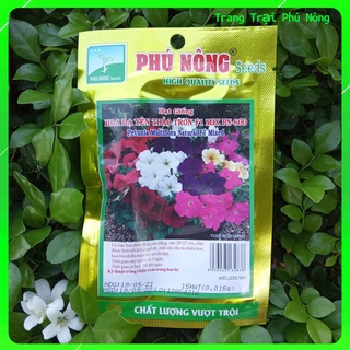 Hạt Giống Hoa Dạ Yến Thảo Trơn F1 MIX PN-600 Phú Nông - Gói 15 hạt - Petunia Multiflora F1 Mixed