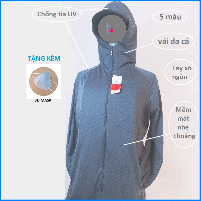 [Có sẵn] Áo Khoác Nam POCKETABLE vải da cá CHỐNG THẤM NƯỚC chắn gió THOÁNG KHÍ VÀ THOÁT ẨM cao cấp