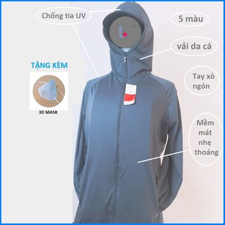 [Có sẵn] Áo Khoác Nam POCKETABLE vải da cá CHỐNG THẤM NƯỚC chắn gió THOÁNG KHÍ VÀ THOÁT ẨM cao cấp