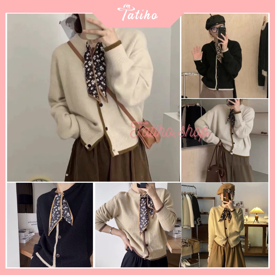 [Hàng Xịn, Giá Tốt] Áo Khoác Cardigan ( Áo Len Tay Dài ) Phong Cách Ulzzang Hàn Quốc Hottrend  - Mã AK008