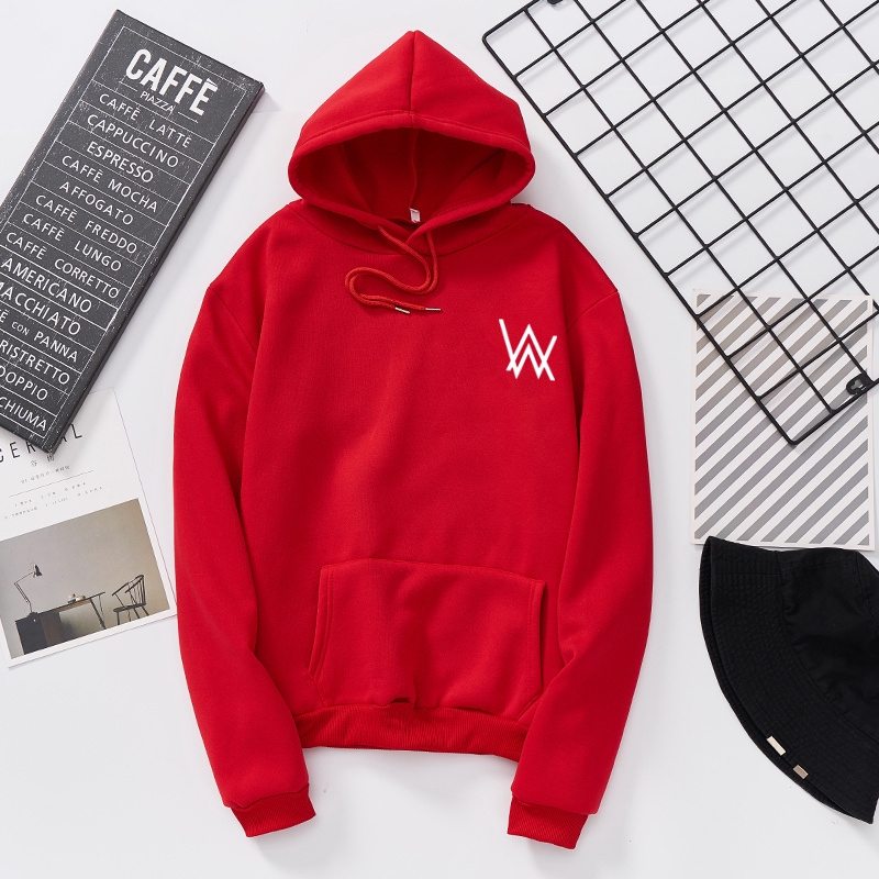 Áo Hoodie Dáng Rộng In Chữ Alan Walker Cá Tính Cho Nữ