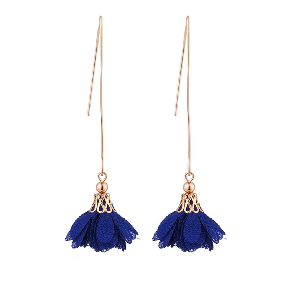 Đôi Khuyên Tai HìNh Hoa ĐíNh Kim Cương Giả ThờI Trang Cho Nữ