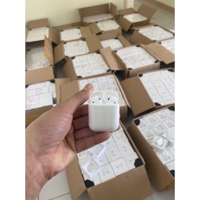 Tai Nghe iPhone AIRPODS 2 [BẢN CAO CẤP - BH 12T] Tai Nghe Bluetooth Dùng cả IOS và Android - Tai Nghe Nhét Tai Không Dây | BigBuy360 - bigbuy360.vn