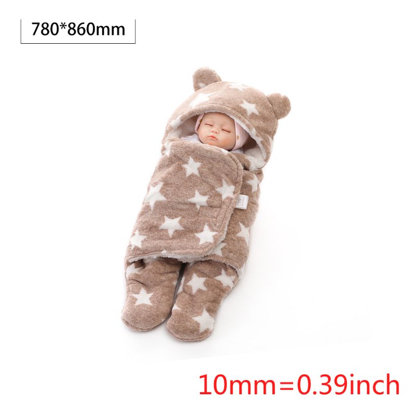 Chăn Quấn Em Bé Chất Liệu Cotton Mềm Mại