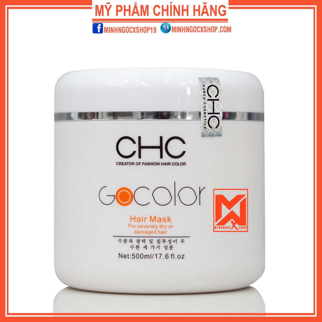 Dầu hấp phục hồi trẻ hóa tóc CHC GOCOLOR hàn quốc 500ml chính hãng